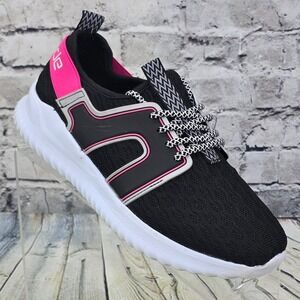 Hey Dude Mistral Sneakers Women's US 10 / EUR 41 Black Pink Lightweight Casual